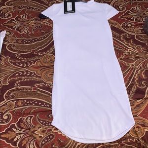 Pretty Little Thing White bodycon dress